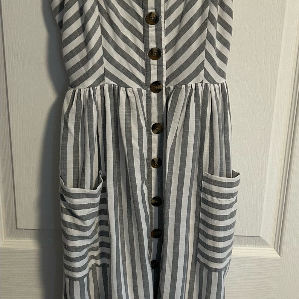 ❌❌SOLDAmerican Eagle striped dress size medium - Picture 2 of 4